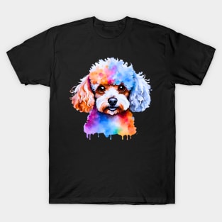 Toy Poodle Watercolor T-Shirt